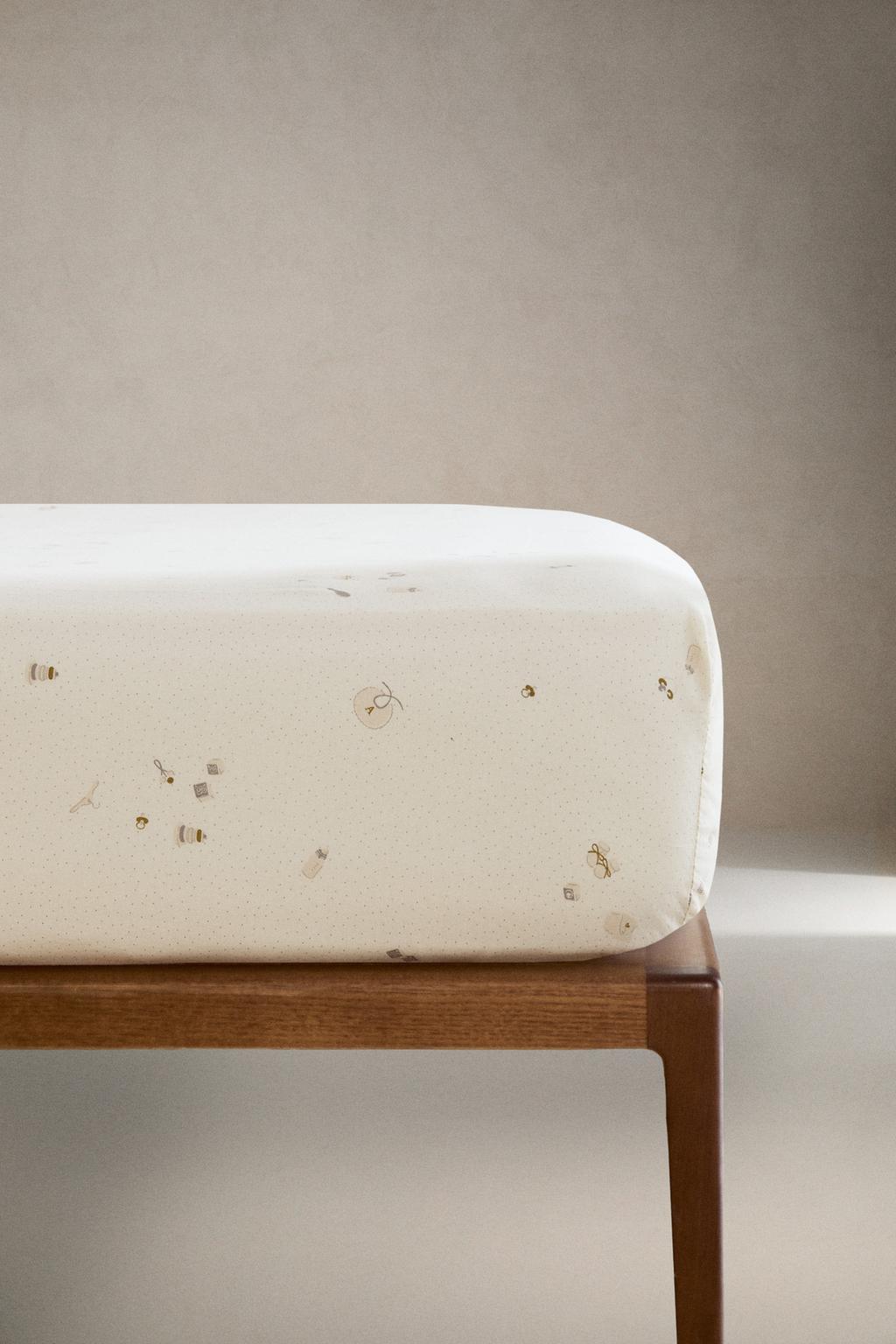 Детский принтованный нагруженный простынный