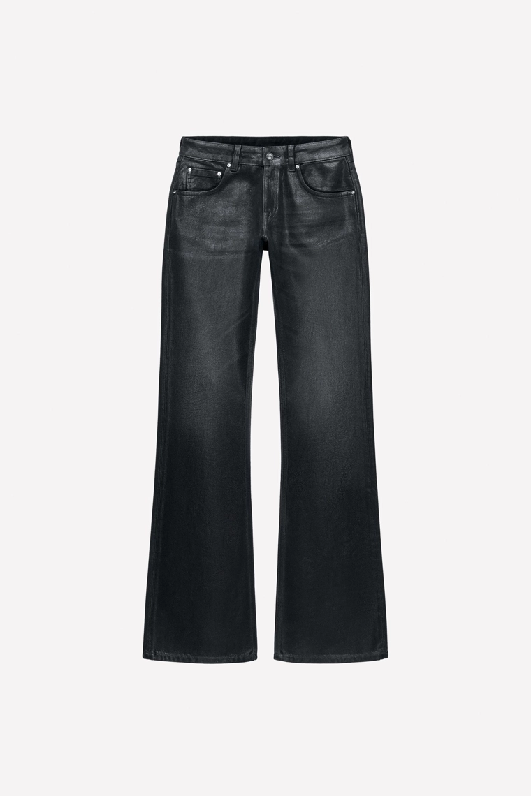 Джинсы-клеш Zara «Ludovic de Saint Sernin» из воскованного хлопка