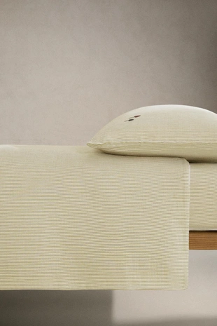 Детское стеганое одеяло из муслина в полоску- Заказать в России