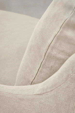 Диван 01 с чехлом из льна