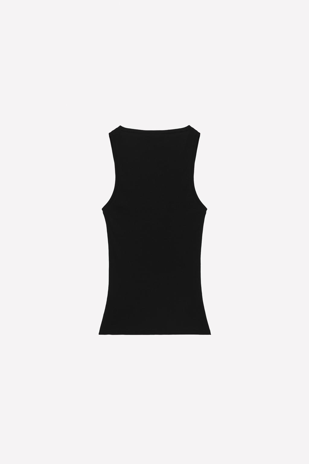 Легкая блестящая майка ludovic de saint sernin x zara