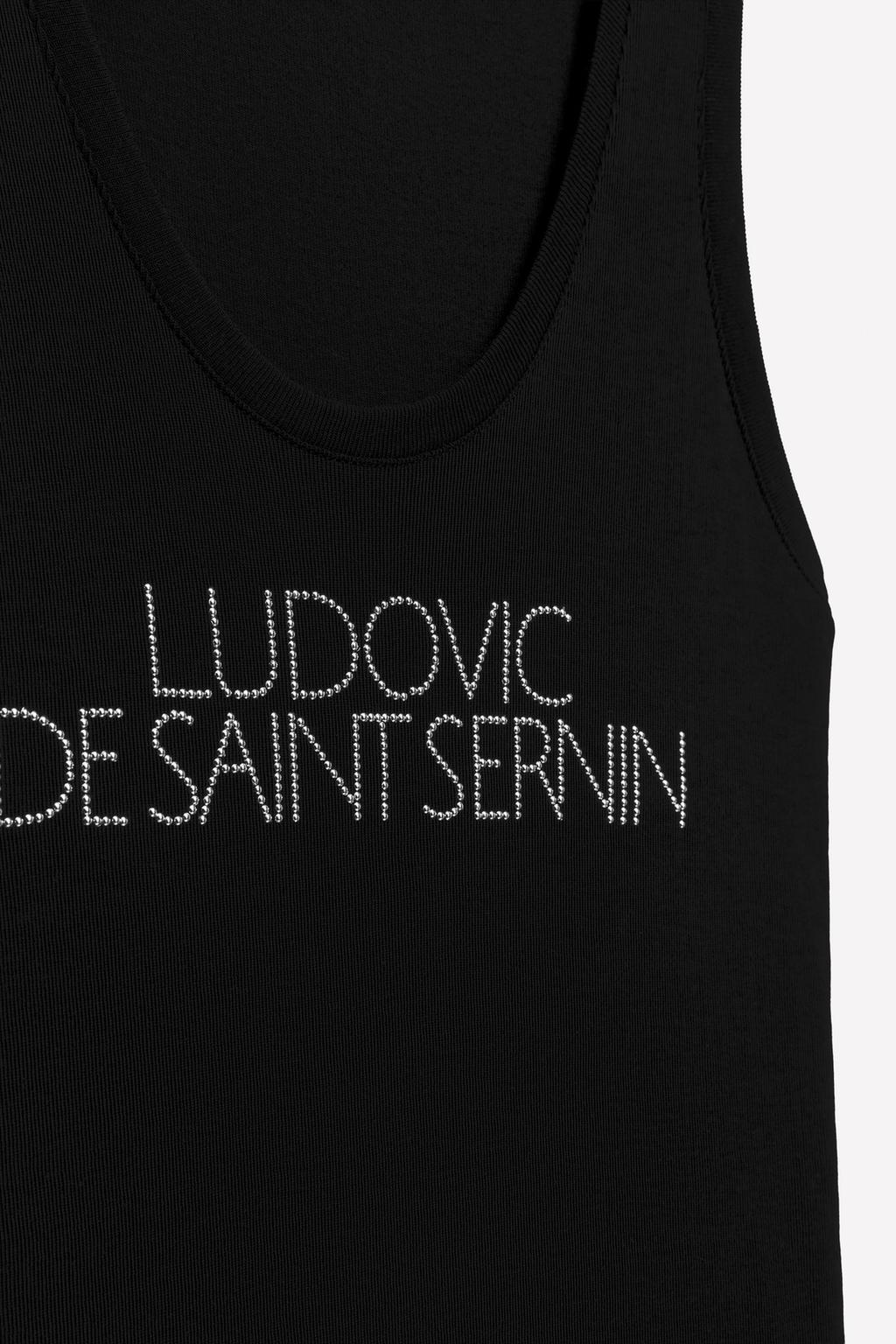 Легкая блестящая майка ludovic de saint sernin x zara