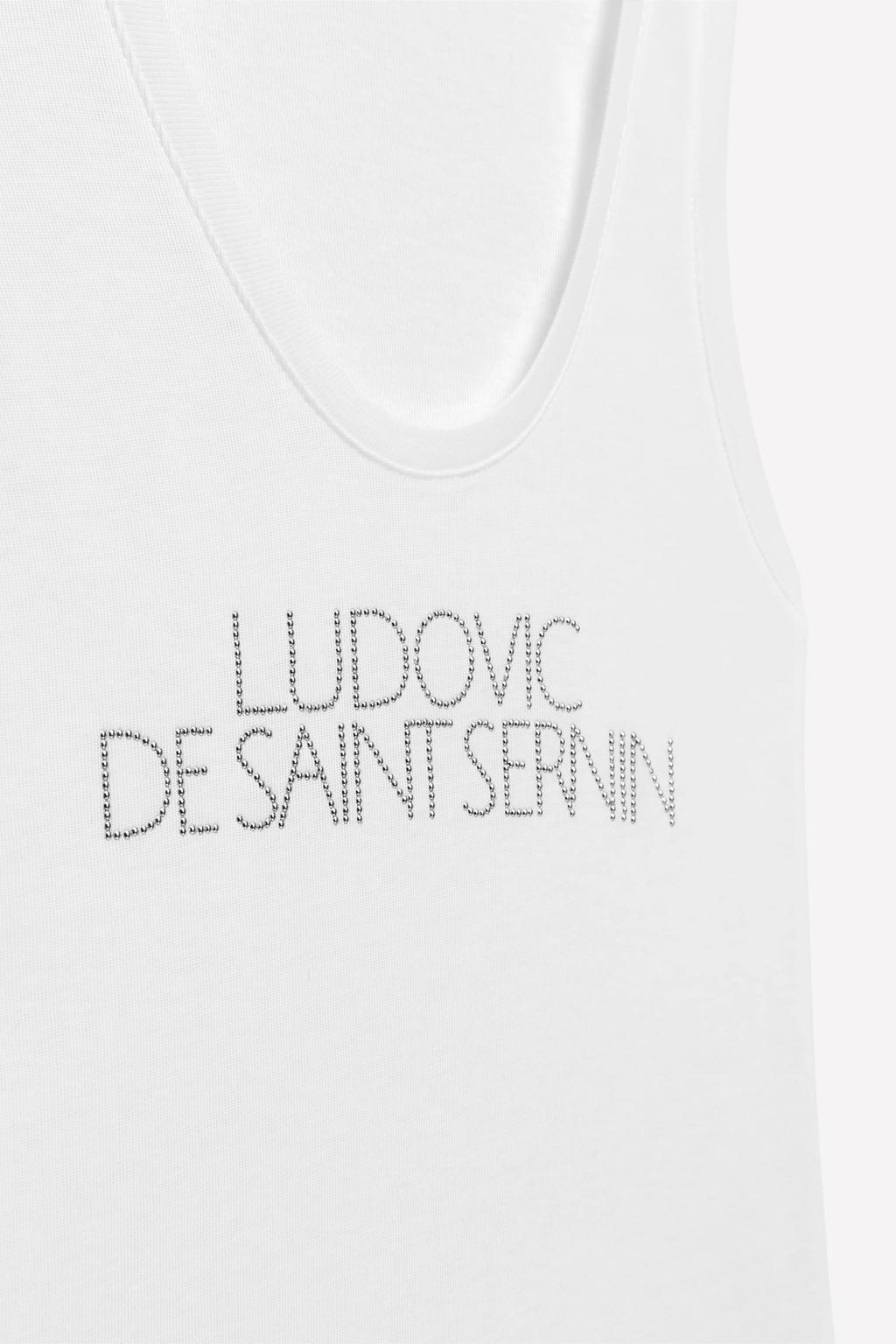Топ shiny text ludovic de saint sernin x zara
