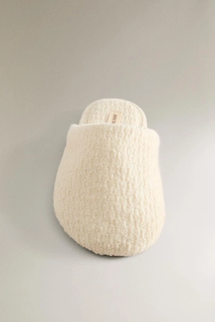 Тапочки-мюли из шерсти- Заказать в России