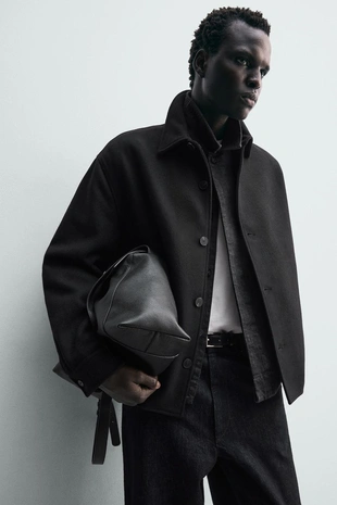 Куртка-рубашка из шерсти- Заказать в России