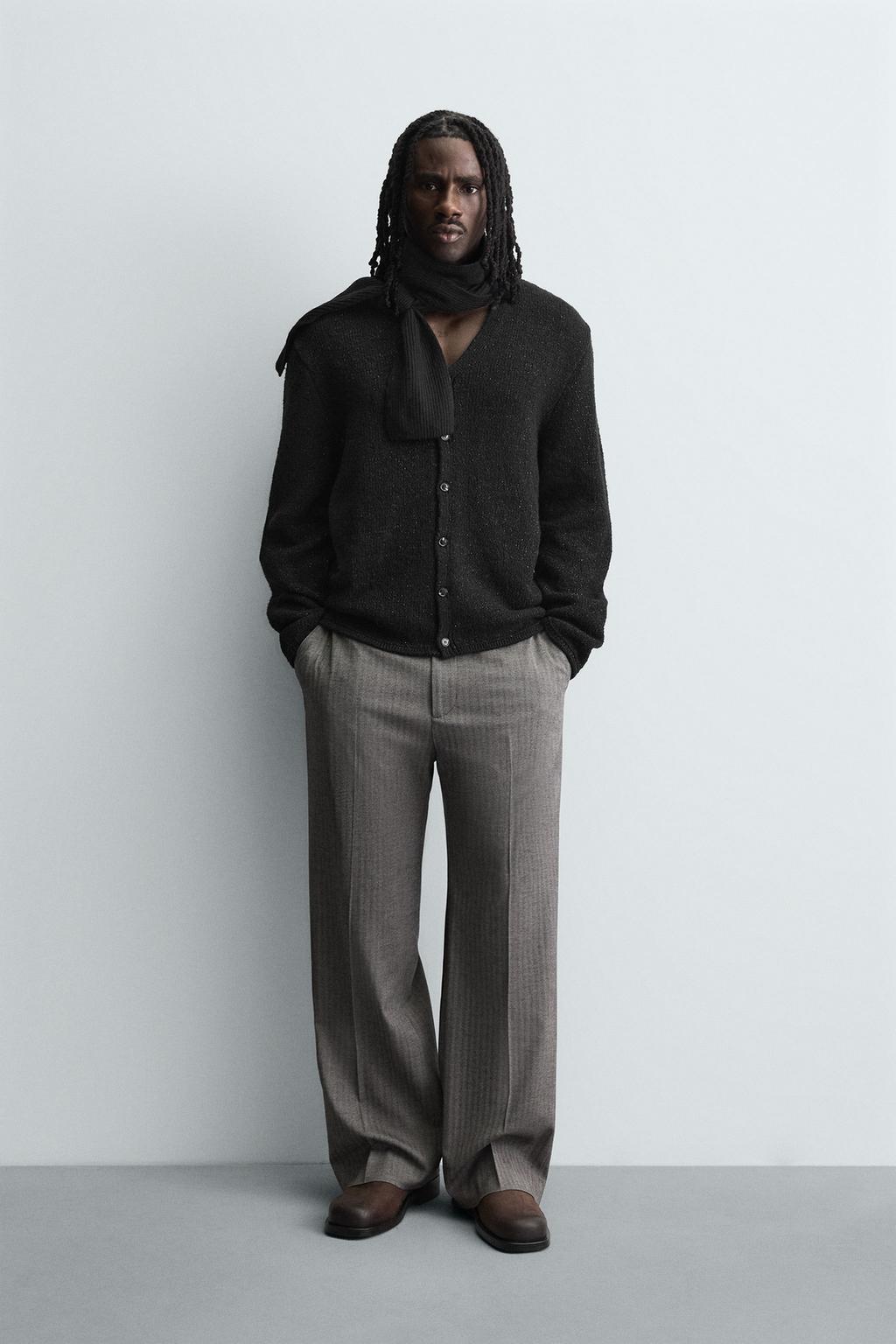 БЛЕСТЯЩИЙ ТЕКСТУРНЫЙ КАРДИГАН