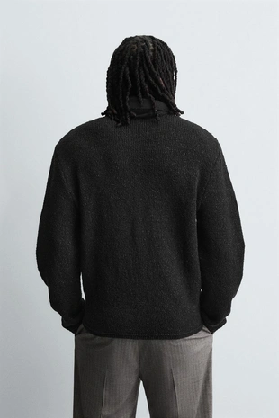 Блестящий текстурный кардиган- Заказать в России