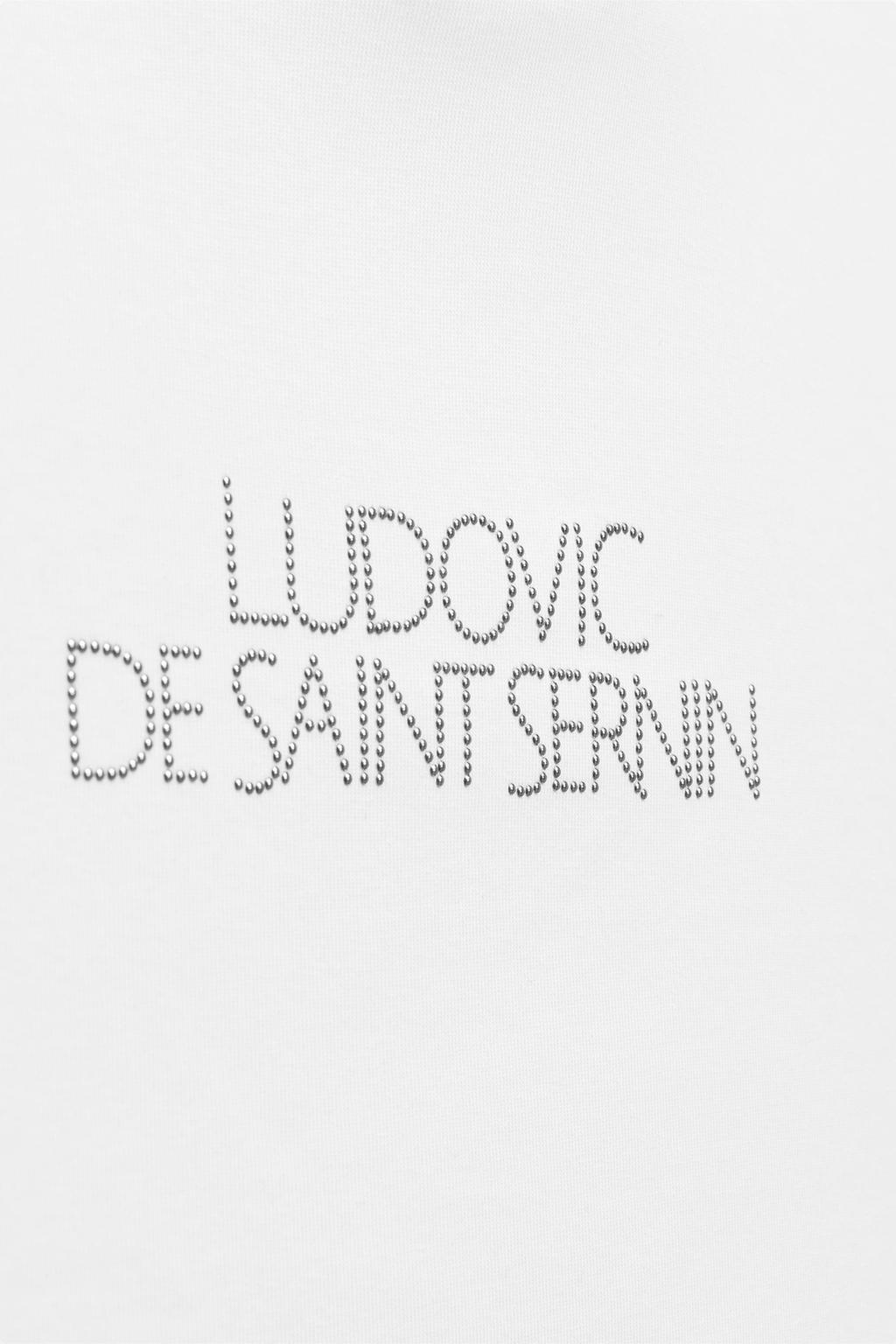 Лиф ludovic de saint sernin x zara с логотипом из страз