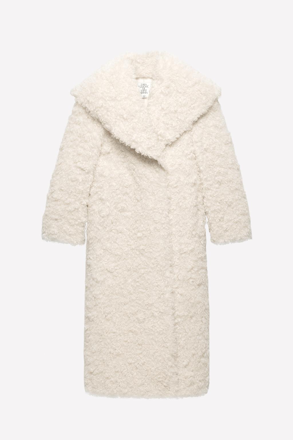 Zara Пальто из искусственного меха zara «ludovic de saint sernin