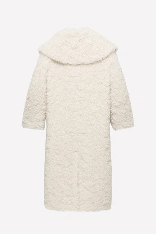 Ecru | 4360/042/712 - Zara Пальто из искусственного меха LUDOVIC DE SAINT SERNIN X ZARA
