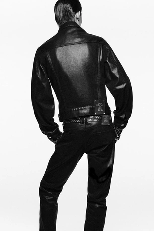 Джинсы SLIM FIT с восковым покрытием LUDOVIC DE SAINT SERNIN X ZARA- Заказать в России