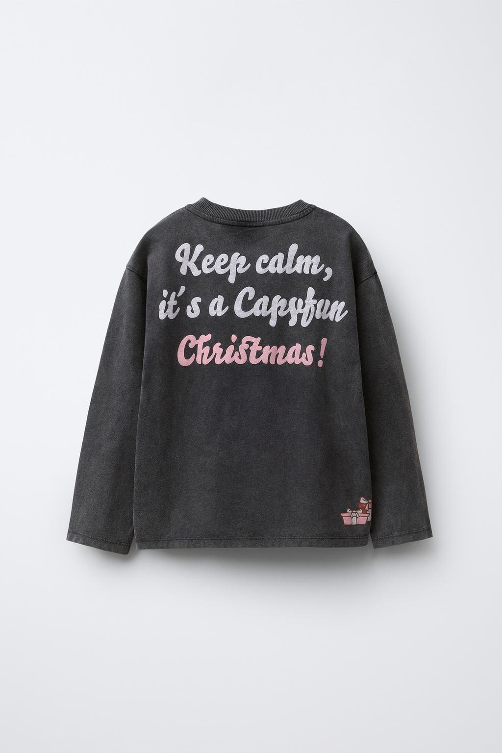 ФУТБОЛКА С ЭФФЕКТОМ ПОТЕРТОСТИ И ПРИНТОМ «КАПИБАРА CAPYFUN ©»