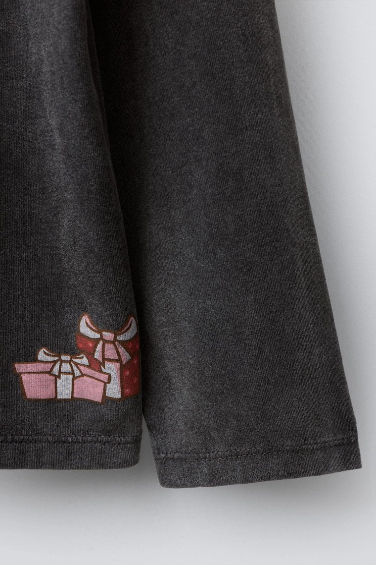 Футболка с принтом capybara capyfun © с эффектом выцветания