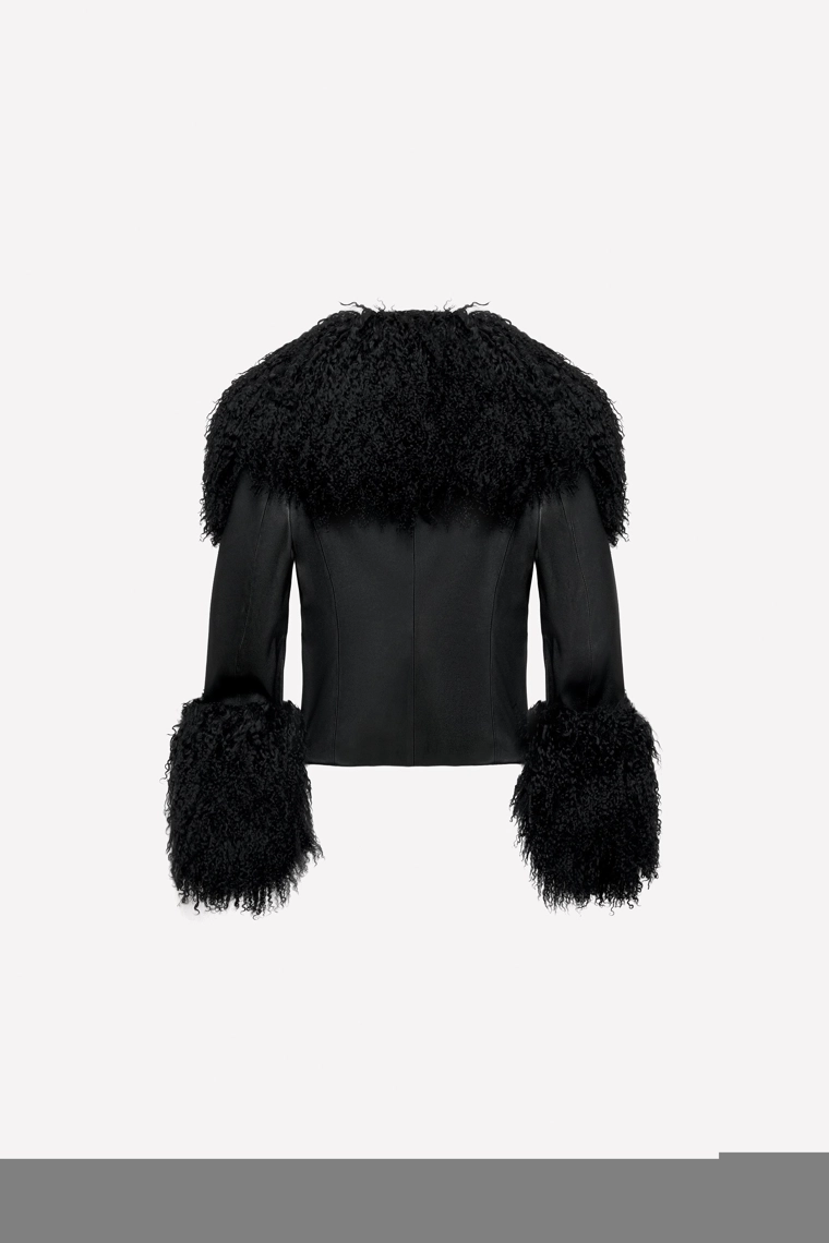 Прилегающий кожаный пиджак ludovic de saint sernin x zara