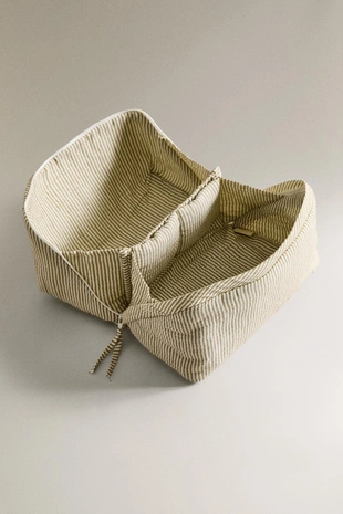 Детский полосатый муслиновый мешок для белья- Заказать в России