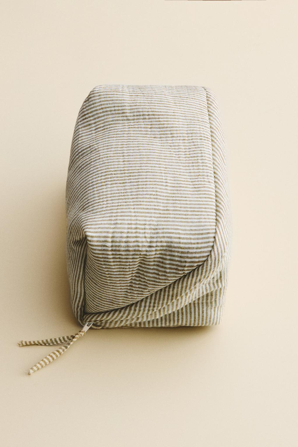 Детский полосатый муслиновый мешок для белья