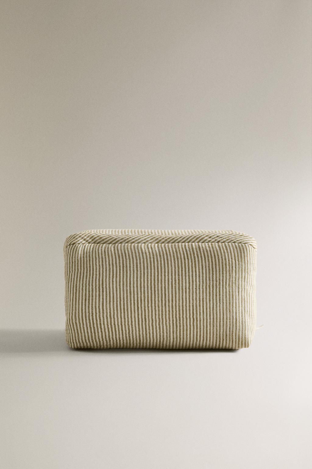 Детский полосатый муслиновый мешок для белья