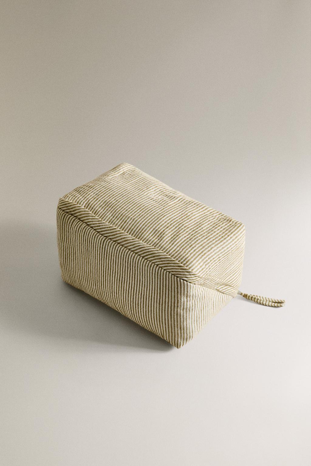 Детский полосатый муслиновый мешок для белья