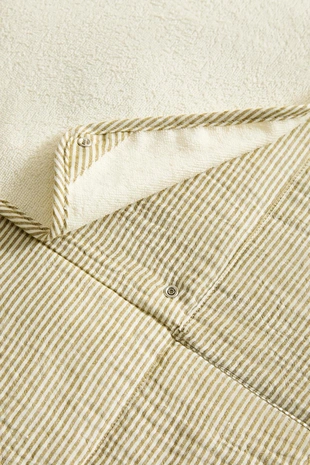 Портативный пеленальный мат из хлопкового муслина в полоску- Заказать в России