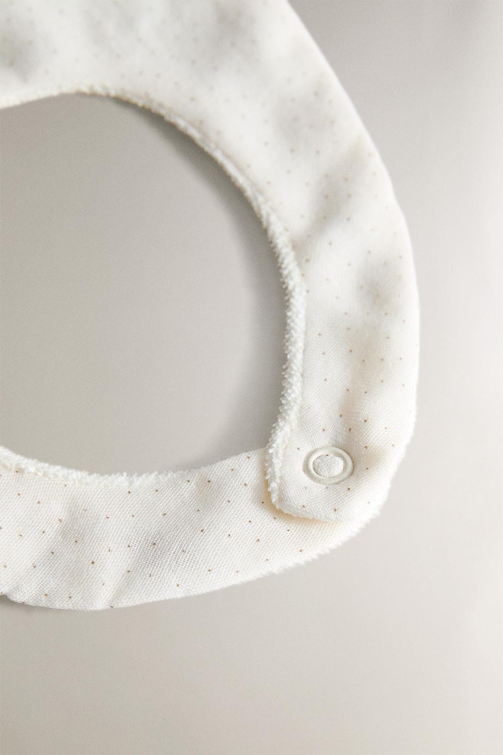 Детский слюнявчик из муслина