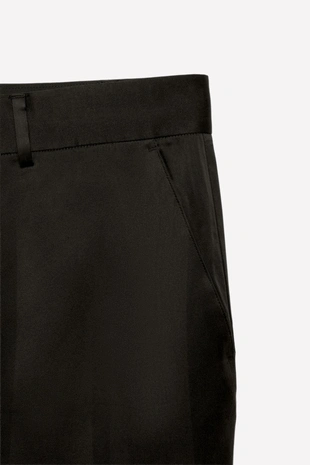 Брюки с широкими штанинами из вискозы и шелка LUDOVIC DE SAINT SERNIN X ZARA- Заказать в России