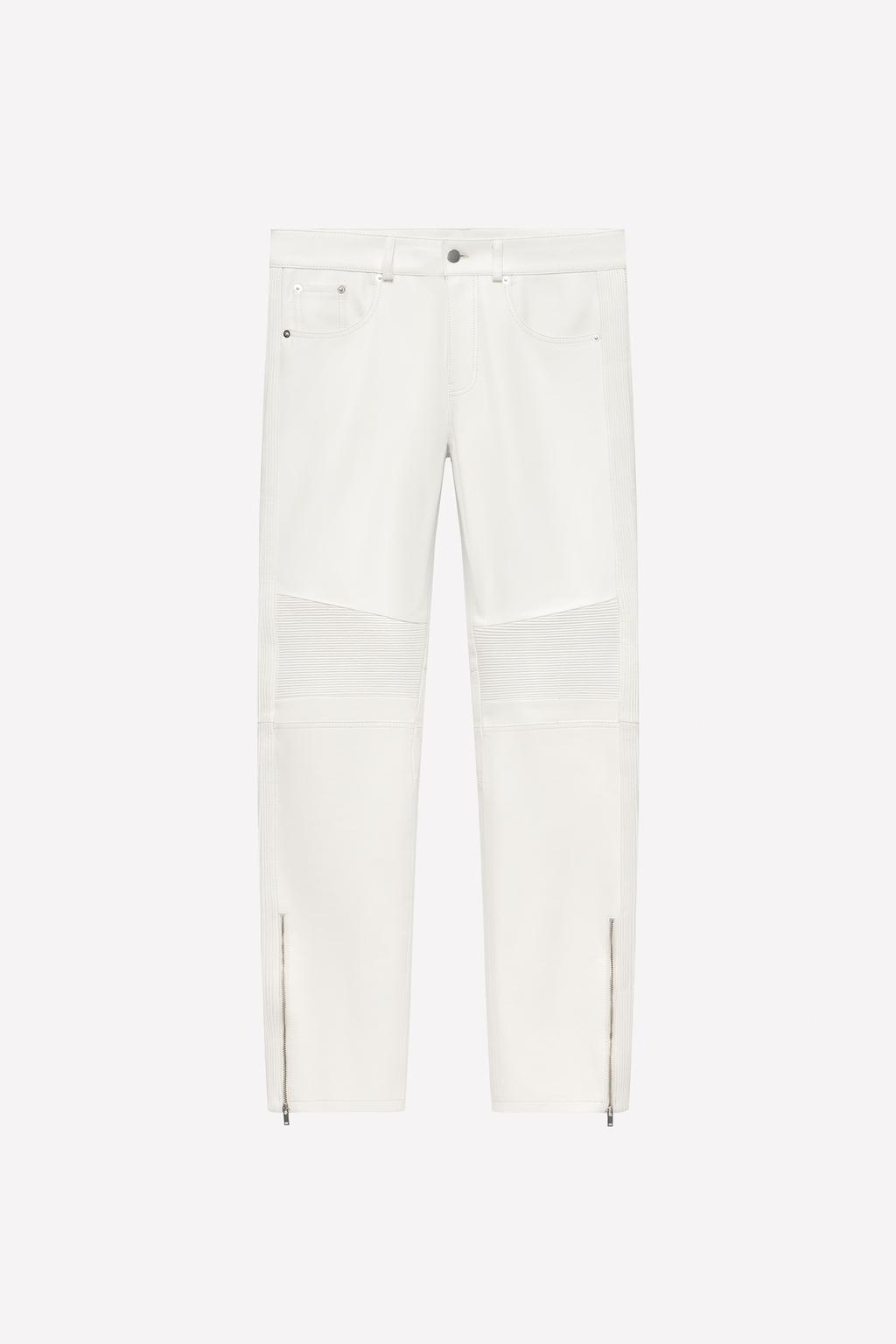 Кожаные мотоциклетные брюки ludovic de saint sernin x zara