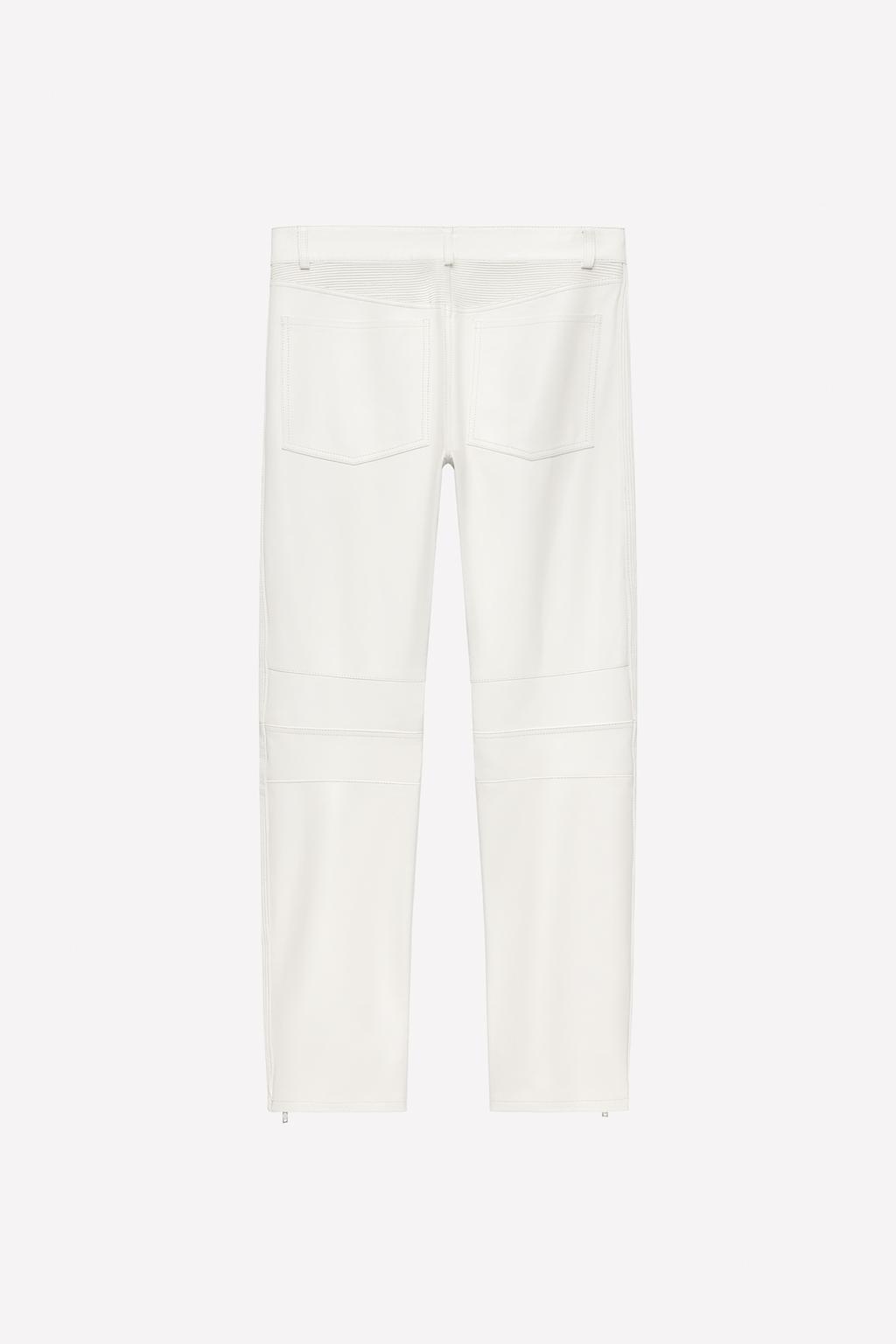 Кожаные мотоциклетные брюки ludovic de saint sernin x zara