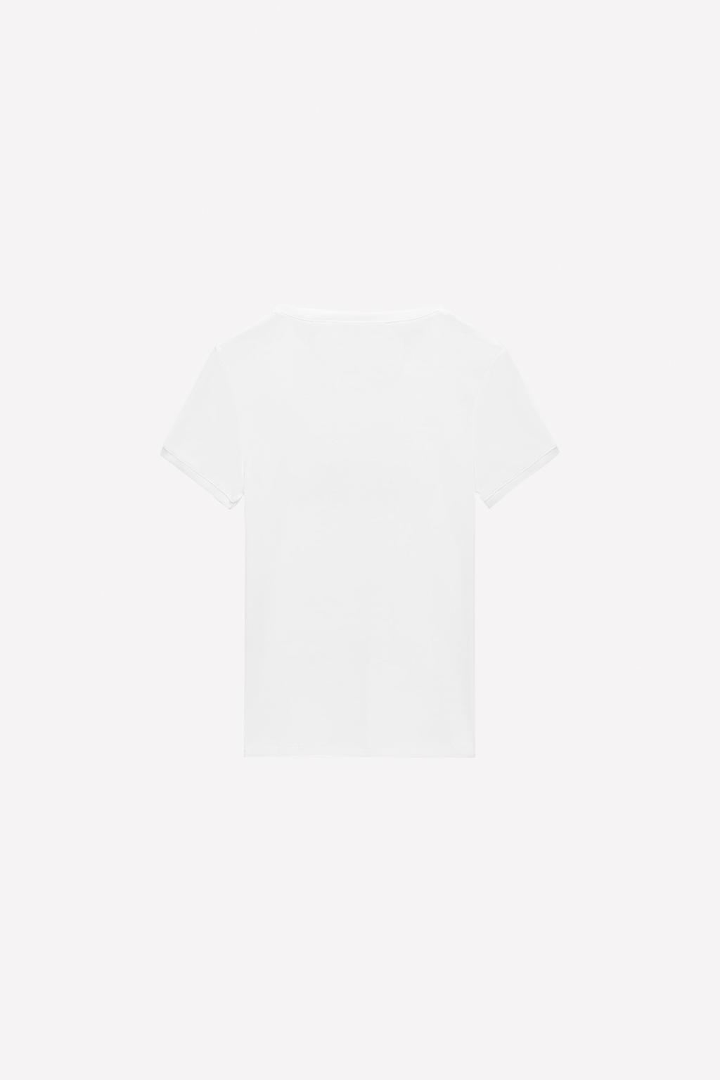 Футболка с блестящим текстом ludovic de saint sernin x zara