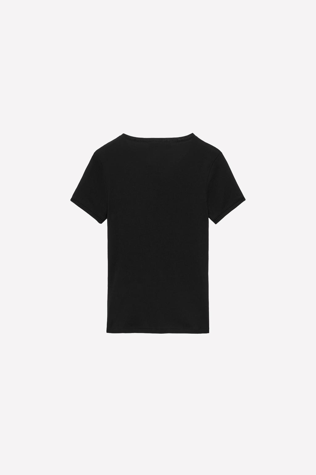 Футболка с блестящим текстом ludovic de saint sernin x zara