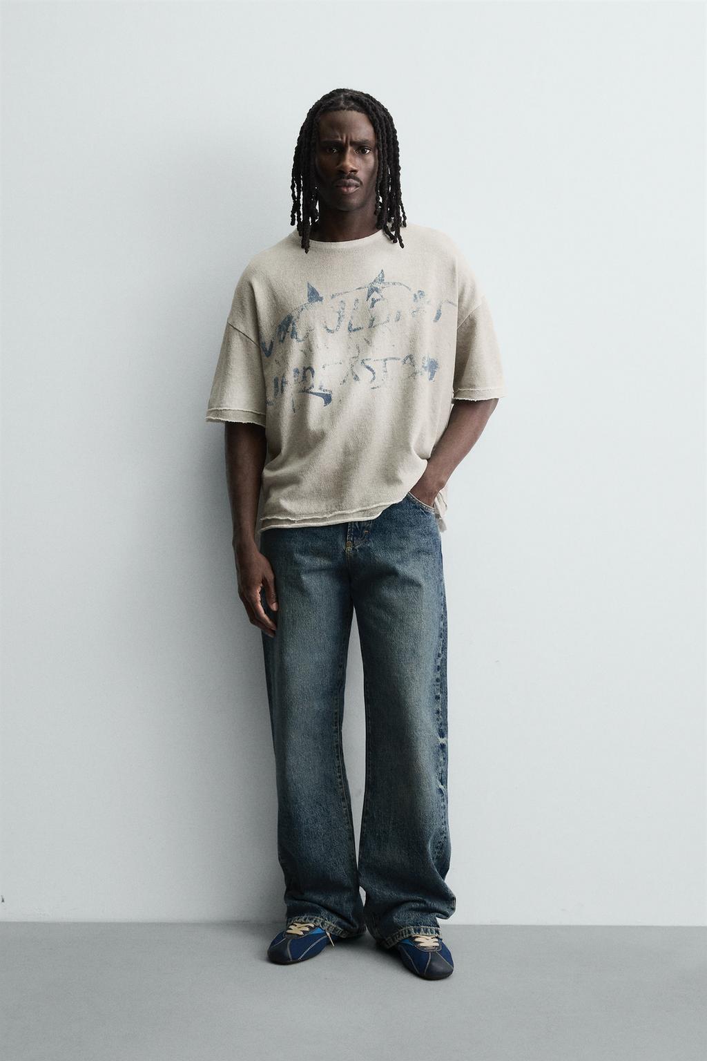 Свитшот с принтом в виде распыления