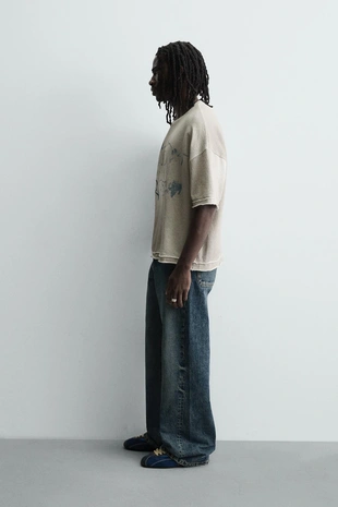 Свитшот с принтом в виде распыления- Заказать в России