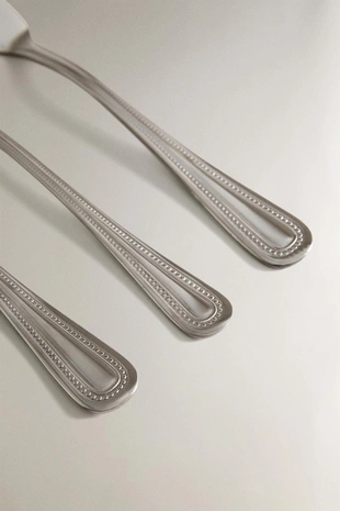 Набор столовых приборов для десертов из шести предметов цвета серебро- Заказать в России