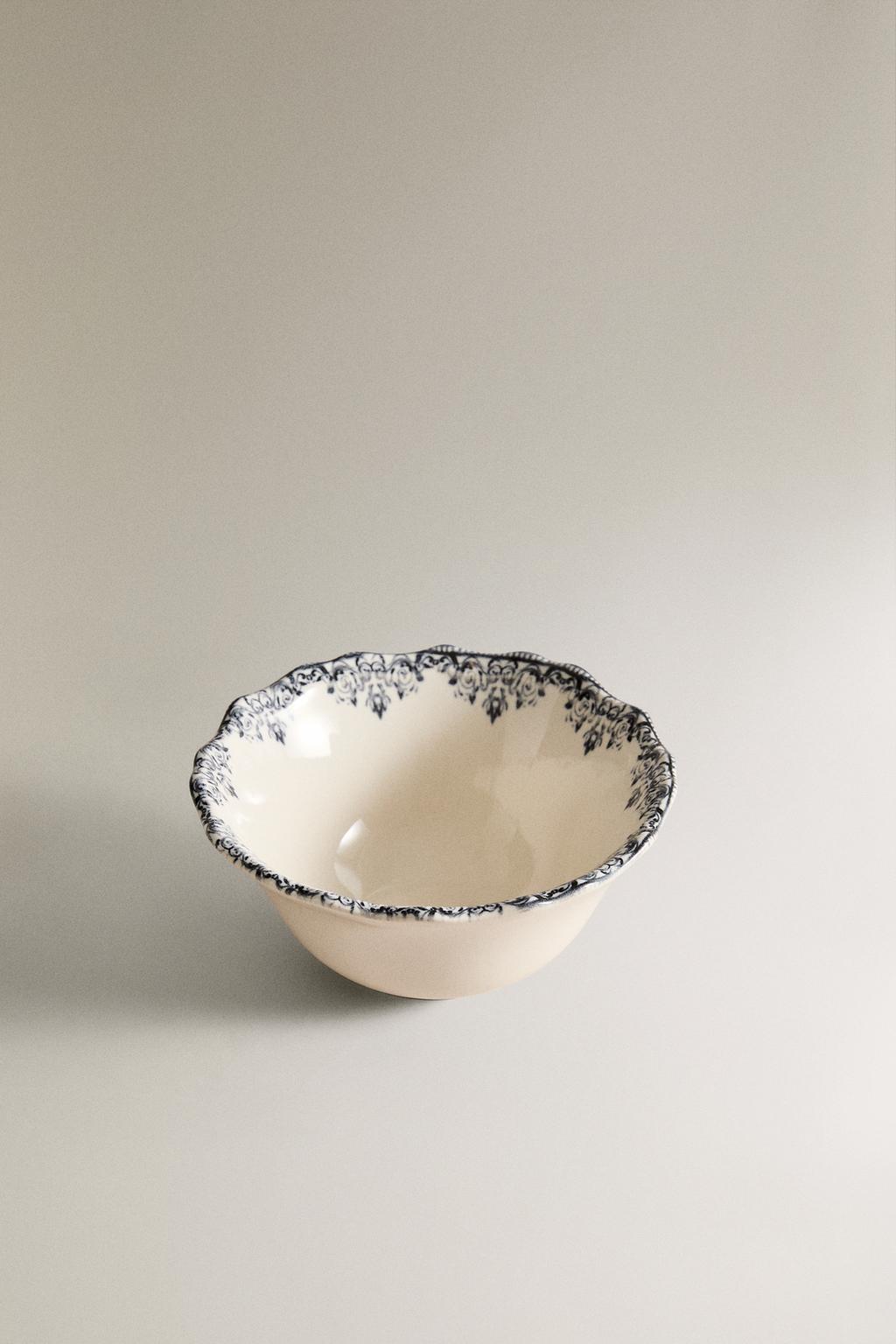 Мини десертная чаша с дизайном для сервировки