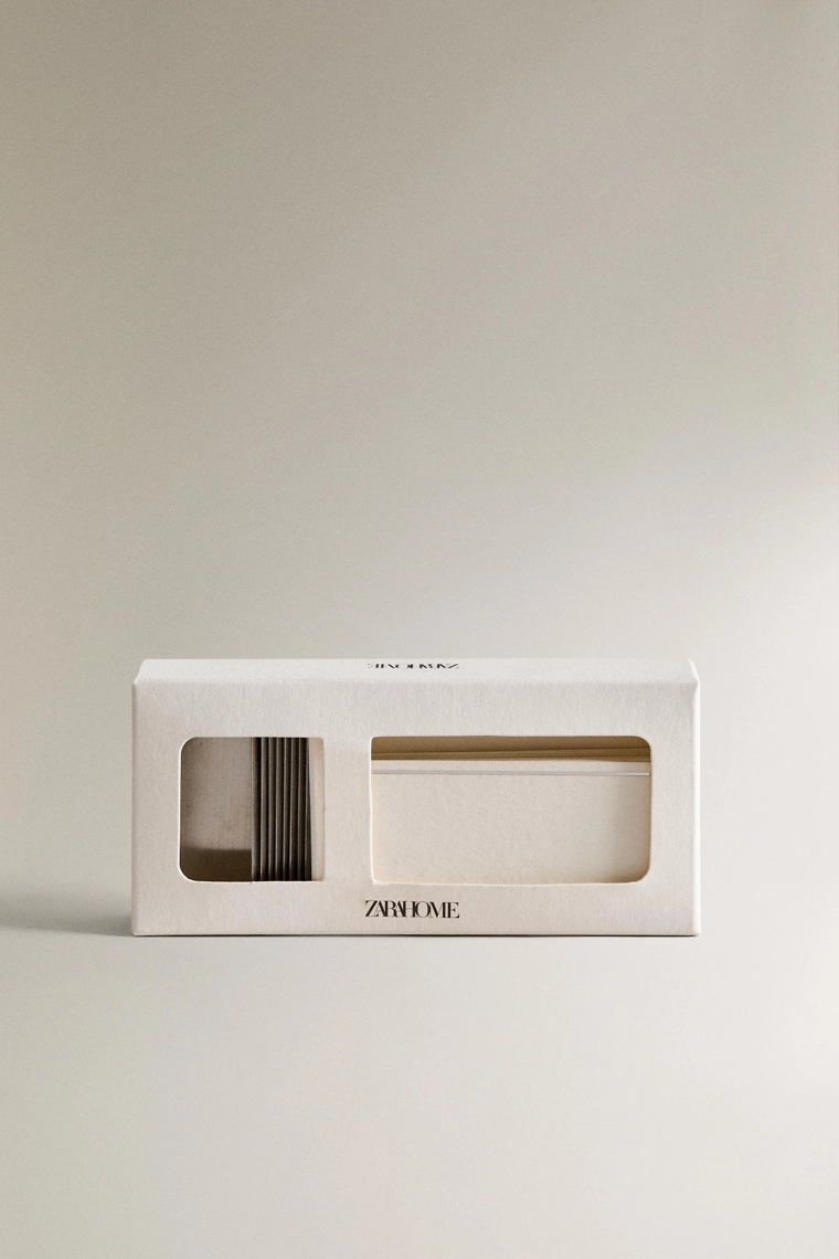 Набор из металлических держателей и карточек