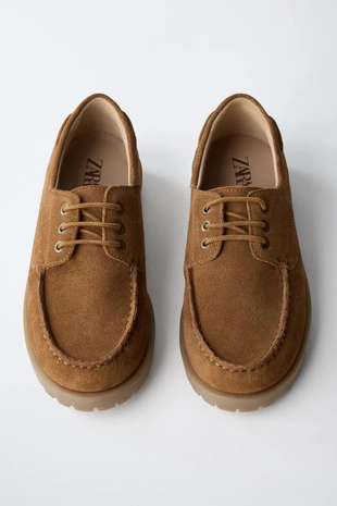 Кожаные топсайдеры- Заказать в России