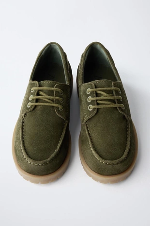 Кожаные топсайдеры- Заказать в России