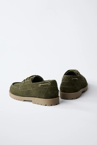 Кожаные топсайдеры- Заказать в России