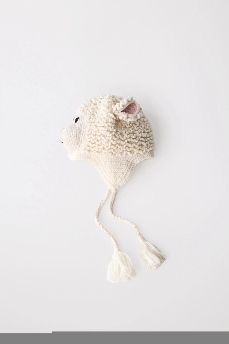 Шерстяная шапка с овечьим лицом (limited edition)