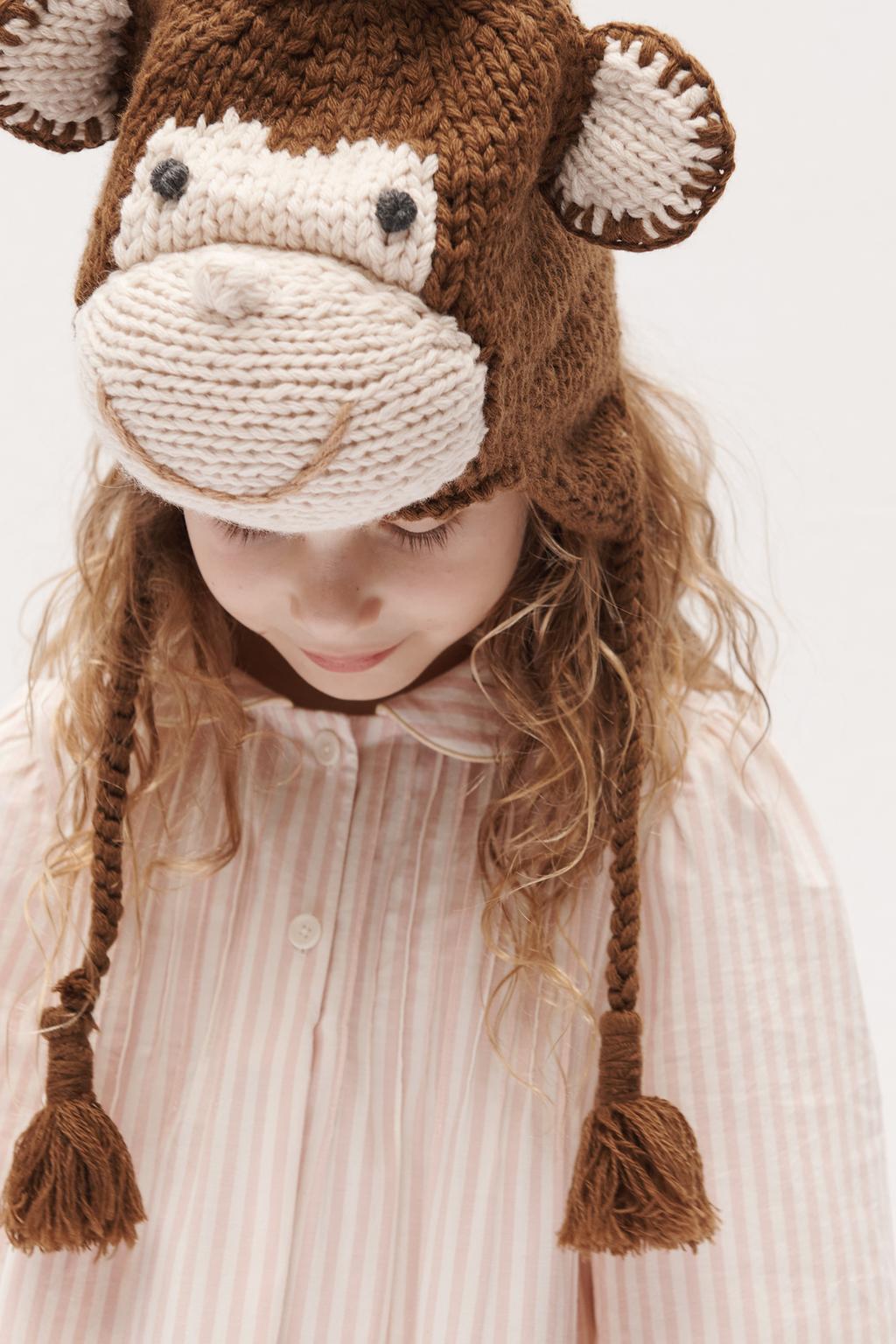 Шапка из 100% шерсти с ограниченным тиражом monkey