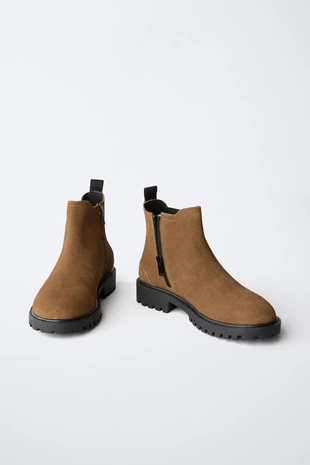 Кожаные ботинки челси- Заказать в России