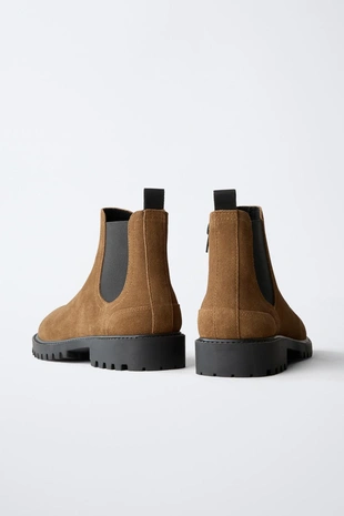 Кожаные ботинки челси- Заказать в России