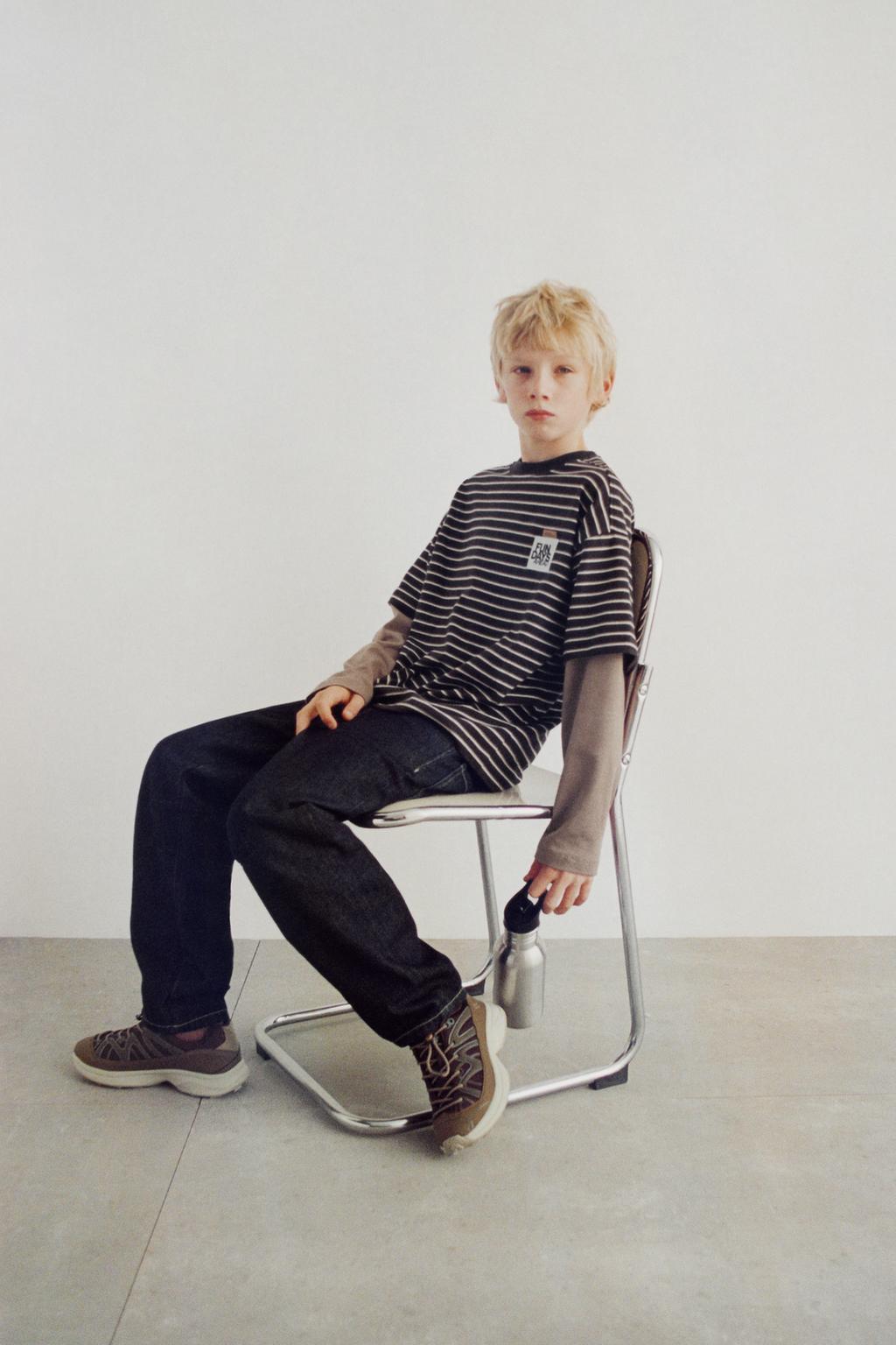 ДВУХСЛОЙНАЯ ФУТБОЛКА В ПОЛОСКУ