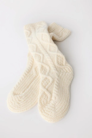 Длинные вязаные носки из 100% шерсти LIMITED EDITION