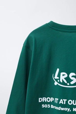 Футболка с текстовым принтом- Заказать в России