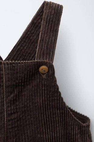 Длинный вельветовый комбинезон- Заказать в России