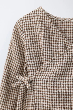 Комбинезон в клетку- Заказать в России