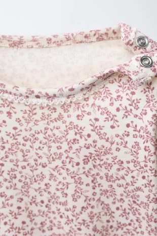 Комплект из боди и легинсов с цветочным принтом- Заказать в России