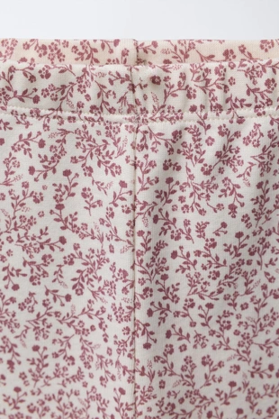 Комплект из боди и легинсов с цветочным принтом- Заказать в России