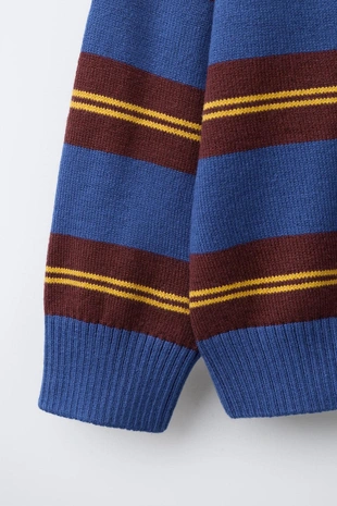 Трикотажное поло в полоску- Заказать в России