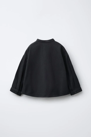 Купить Zara Рубашка в клетку с вышивкой и карманом